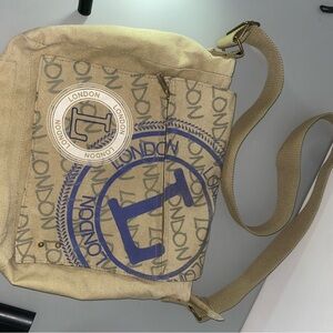 Robin Ruth Beige London Men's Canvas Bag